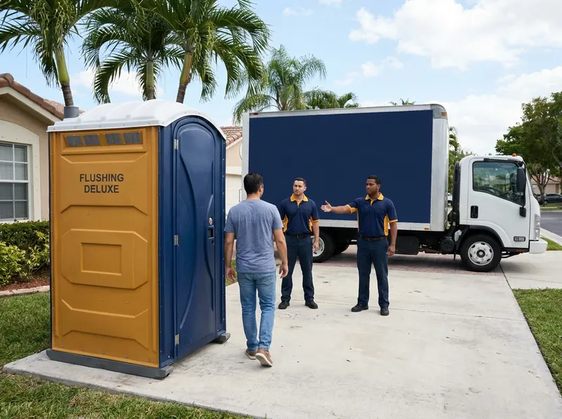 Flushing Deluxe Event Restroom Rental in Hialeah, FL