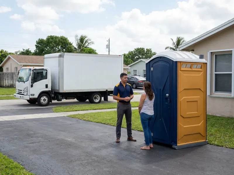 Same-Day and Next-Day Portable Toilet Delivery in Hialeah, FL